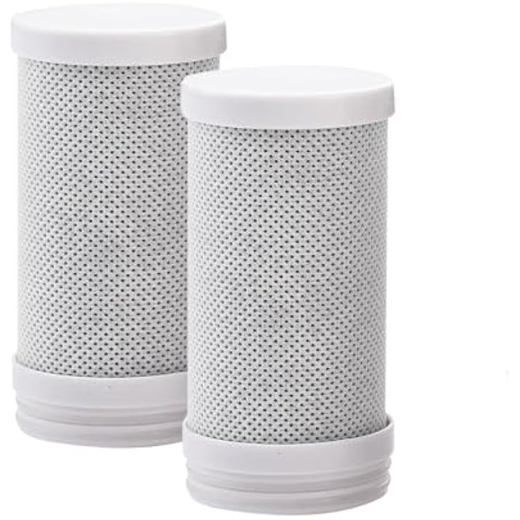 2 Pack Faucet Mount Water Filter Replacement for VICTEUT, AQUSOFT, BLINGARTY, HOMELODY, KZU,Reduces Lead, Chlorine, Heavy Metals, Filters 70 Contaminants, Purifies 780 Gallons of Water