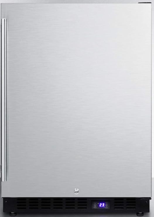 Summit Undercounter Freezer, Stainless-Steel - SCFF53BSS