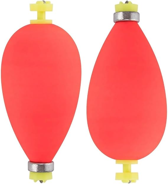 Betts B250W-50R Billy Boy Bobber Weighted Oval Foam Float, Red Finish