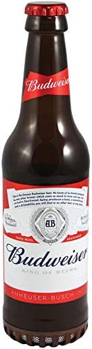 Budweiser BWBBS001 Wireless Bluetooth Bottle Speaker - Red