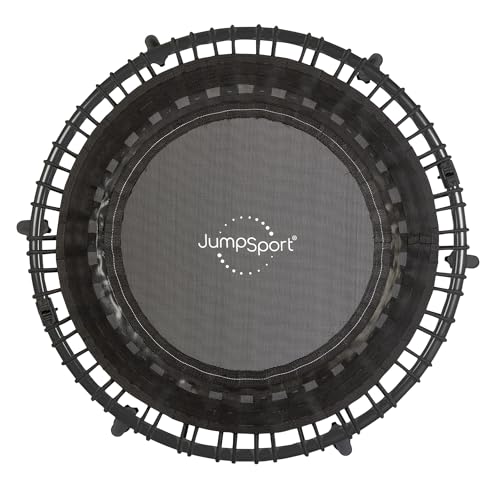 JumpSport 39 Premium Fitness Trampoline Exercise Rebounder 30 Adjustable Bungees 275 lb Wt. Rating