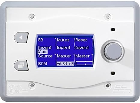 BSS Soundweb London BLU-10 Touch Screen Programmable Remote Wall Controller, White