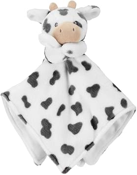 Kids Preferred Carter's Cow Plush Stuffed Animal Snuggler Lovey Security Blanket