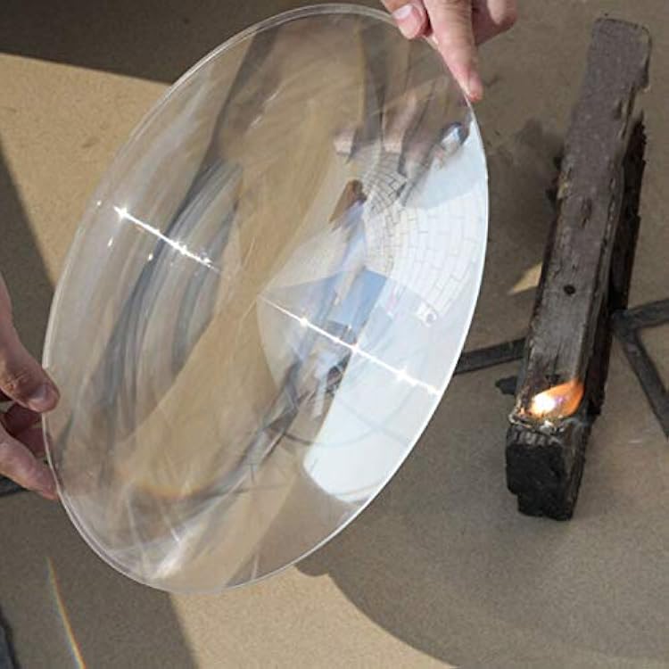 Fresnel Lens 60mm Large Optical Plastic Solar Fresnel Lens PMMA Focal Length 25mm 27mm 30mm 40mm 50mm 60mm 70mm 80mm Plane Magnifier,Solar Concentrator Lenses 1pc Color : 60mm, Size : 80mm