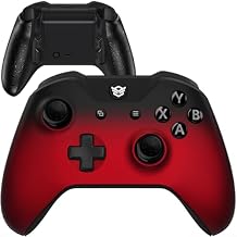 HEXGAMING ULTRA ONE Wireless Controller for Xbox Series X & S, for Xbox One, for Windows 7/8/10-4 Remap Back Buttons - Hair Triggers - Interchangeable Thumbsticks - 6 Profiles - Shadow Red