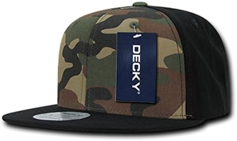 DECKY Cotton Flat Bill Snapbacks