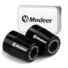 Modeer Handlebar Grip End for Ninja 250 300 400 650 1000 400R 250R 250SX 1000SX H2R ZX14R ZX10R ZX6R Z250 300 400 Z650 750 800 900 1000 Vulcan S 650 900 Motorcycle Accessories (Green)