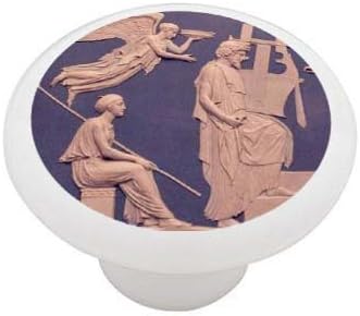 Jasperware Art Ceramic Drawer Knob