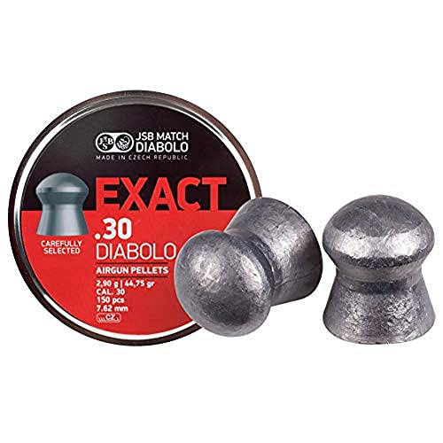 JSB Predator International Match Diabolo Exact King Heavies .25 Cal, 33.95 Grains, Domed, 150ct 546398-150