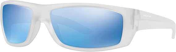Sunglass Hut Collection Man Sunglasses Matte Black Frame, Polar Dark Grey Lenses, 63MM