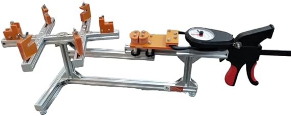 Badminton Racket String Machine, DIY Frame Threader, 6 Point Fixing, Portable String Machine, String Tool for Tennis or Badminton