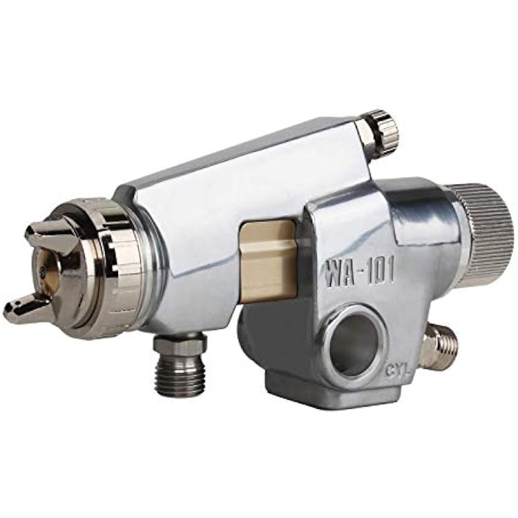 Ouya WA101 Pneumatic Pressure Feed Automatic Spray Gun for Automated Production Line Paint Spraying Heavy Duty Paint Sprayer Set with CYL 0.8mm