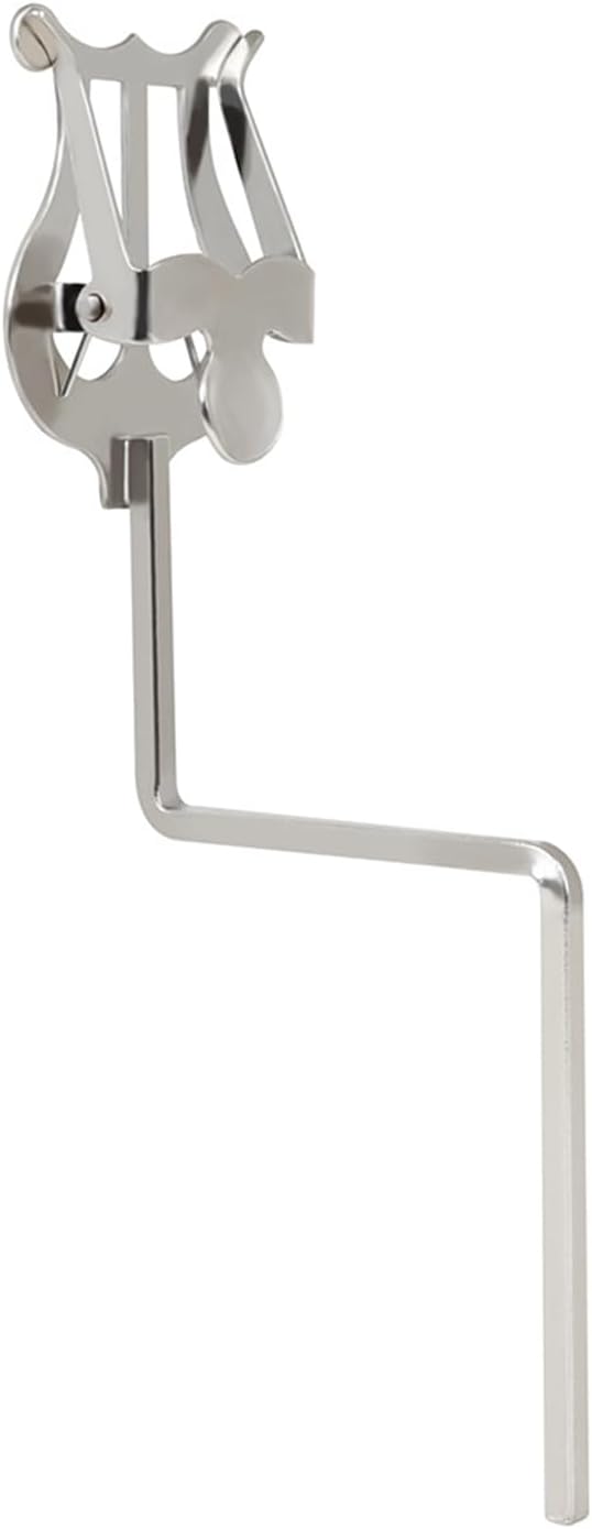 Saxophone Marchings Lyre Portable Music Stand Sax Clamp-On Clip Holder Lyre Marchings Music Clip for Alto Saxophone Band