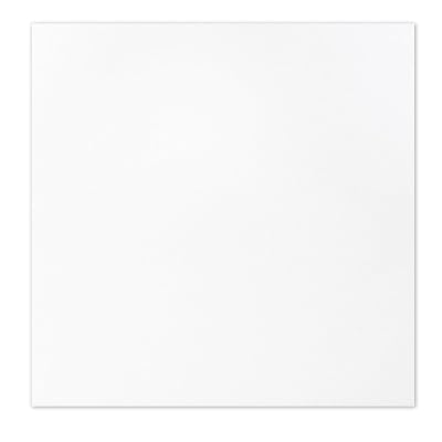 Peel & Stick Floor Tiles 12x12 Self Adhesive Vinyl - 20 Pcs Pure White Waterproof Peel & Stick Tiles for Bathroom, Kitchen, Bedroom - Anti-Slip Sticky Vinyl Flooring