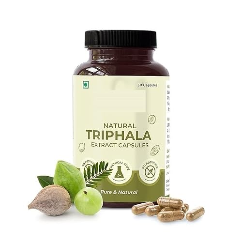 Natural Triphala Extract Capsules- 60 CapsulesPack of 1