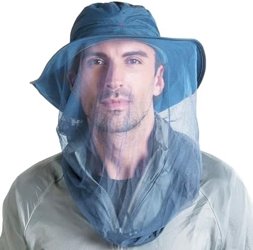 Peicees Head Net Hat for Men Women Adventure Fishing Hat Safari Hat for Hunting Camping Hiking