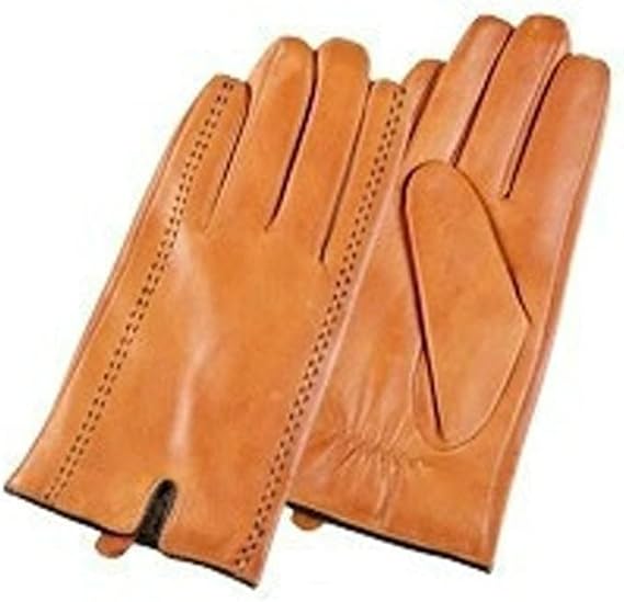 Winter Men's Genuine Leather Touch Screen Gloves Warm Mittens