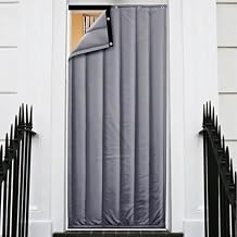 Insulated Door Curtain,Soundproof Curtains,Winter Door Curtain,Privacy Curtains,for Winter Room Insulation,Blocking External Noise, Commercial Premises Home Isolation Use(43.30 * 86.61 in)