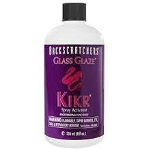 BackScratchers Kikr Spray Activator - Fiberglass Or Silk Wrap Nail Extension Glue - Nail Activator Spray - 8 oz.
