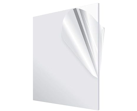 Acrylic Plexiglass Plastic Sheet 0.125 - 1/8" x 24" x 36 Clear