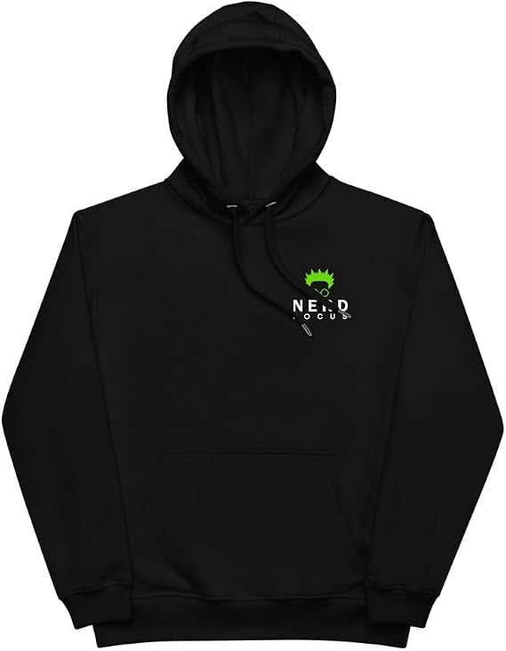 Nerd Focus premium eco hoodie