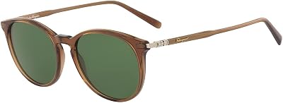 Salvatore Ferragamo SF911SM BrownSolid Green One Size