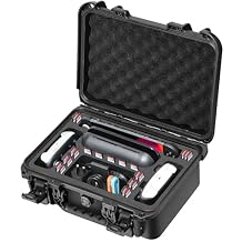LUGECASE Carrying Case for Nintendo Switch 2: Extra Large Capacity | Ip67 Waterproof | Deluxe Soft Lining Hard Travel Carrying Case for Switch 2 Console | Pro Controller | Dock & Accessories (Black)