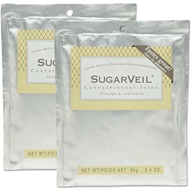 SugarVeil 2-pack of 3.4 oz SugarVeil Confectionery Icing