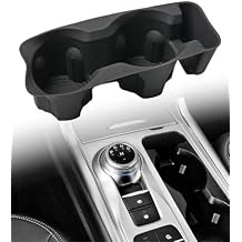 Center Console Cup Holder Fit for Ford Explorer 2020 2021 2022 2023 2024, Removable Silicone Cup Holder Insert Liner, Anti-Slip & Waterproof & Easy to Clean
