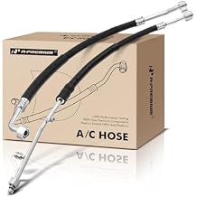 A-Premium A/C Suction Hose & Discharge Line Hose Assembly Compatible with Chevrolet Impala, Caprice & Buick Commercial Chassis, Roadmaster & Cadillac Commercial Chassis, Fleetwood, 1994 1995 1996