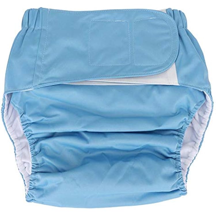 ZJchao Adult Diaper Cover, Washable Reusable Adult Elderly Cloth Diapers Adult Pocket Nappy Cover Diapers for Adults Pocket Nappies Adult Diaper Adult Pocket Nappy CoverBlue