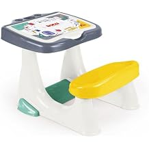 DOLU Full Desk with Storage & Ergonomic Footrest, Kids Activity Desk and Chair Set, Study Table for Drawing, Crafts & Learning, Ages 3+ Years