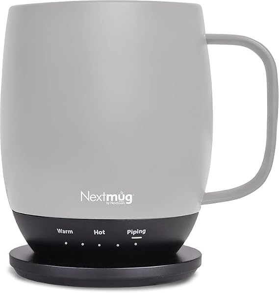 Nextmug - Temperature-Controlled, Self-Heating Coffee Mug (Almond - 415 mL)