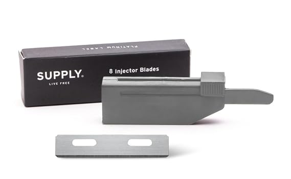 SUPPLY Single Edge SE Blade Refills for Men Platinum Label