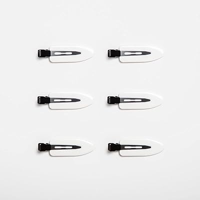 Creaseless No Bend Hair Clips WhiteBlack