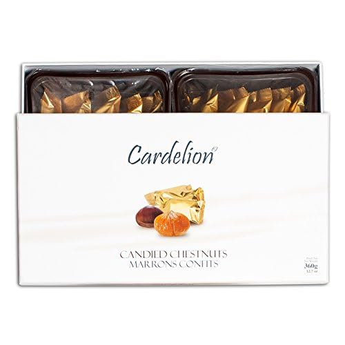 Cardelion Candied Chestnuts 360 Gram 12.6 oz, 20 Pieces