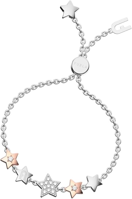 FURLA ACCESSORYLadies Accessory Furla Accessory FURLA STARS Furla Stars FJ6003BTU Bracelet Silver Stainless Steel Parallel Import