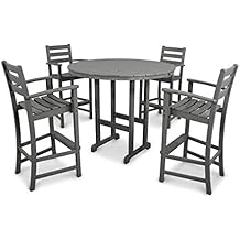 Trex Outdoor FurnitureTM Monterey Bay 5-Piece Round Bar Set in Stepping Stone