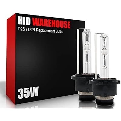 D2S, D2C, D2R 6000K HID Bulb - OE HID Headlight Bulb Replacement - 35W Xenon - Light Blue - 1 Pair