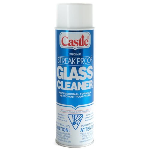 Castle C2003 Streak Proof Glass Cleaner, 6-Pack