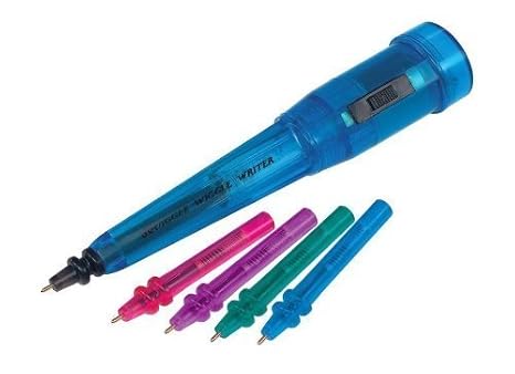 40050 Squiggle Wiggle Writer Vibrating Pen with 4 Different Color Refills