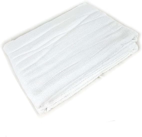 Ihram Ehram Clothing Hajj Umrah Pack Essential Kit, Cotton Nylon PU, White, 190x108cm (75x43 inch), Non-Stitched Towels with Travel Belt and Optional Slippers