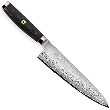 Enso SG2 Chef's Knife - Made in Japan - 101 Layer Stainless Damascus Gyuto, 8"
