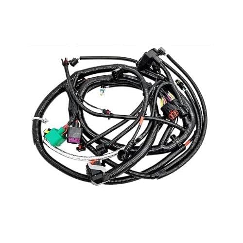5C3Z-12B637-BA Engine Wiring Harness for 2005 2006 2007 F250 F350 F450 F550 Ford Super Duty 6.0L Engine Wiring Harness Diesel Engine with Build Date of 1142004 and Later 5C3Z12B637BA