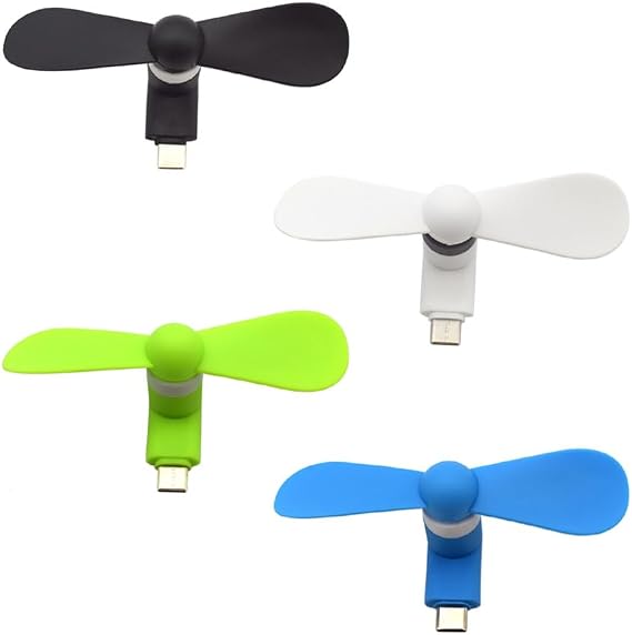 ULBTER USB Type C Mini Mobile Phone Fan for Apple iPhone 17 16 15 Series