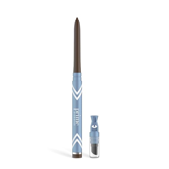 PRIME PROMETICS PrimeEyes Glide Eyeliner for Mature Women (Wood (brown))