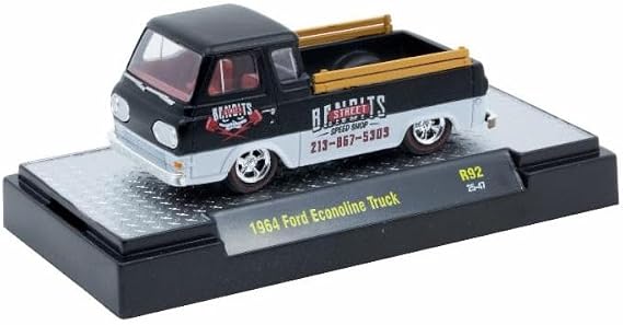 IXO M2 Detroit Muscle 32600-92 R92 25-47 1964 Econoline Truck in Black and White