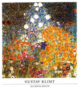Gustav Klimt - Blumengarten Art Print