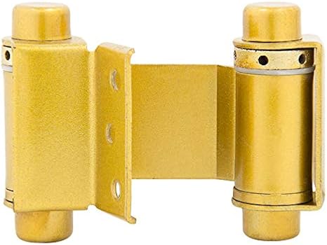 Tuff Stuff #86852 Brass 2" Double Action Spring Hinge Square Corner, 1 Pair