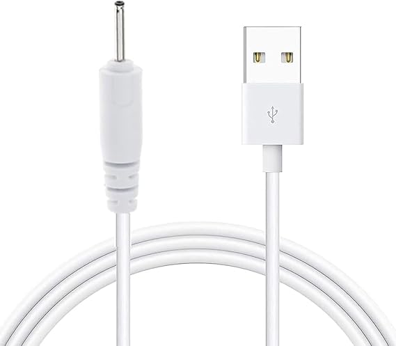 E ECSEM Charging Cable Compatible with Huion P80/GT-P80/PF150/PE330/Q11K V1/GT 185/H610 Pro Drawing Tablet Rechargeable Pen, Replacement USB Charging Charger Cable for Huion Pen (White)